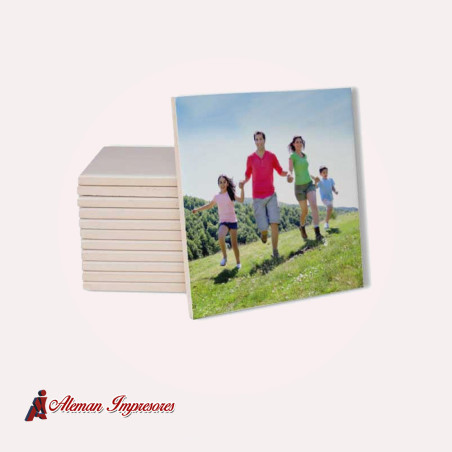Baldosa cerámica 6x6” personalizada
