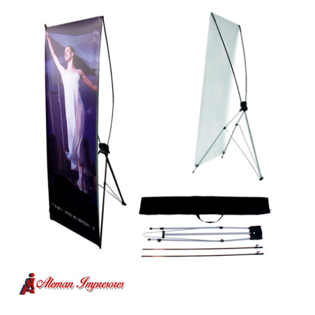 Banner X Personalizado 60x160cm | Impresión de Alta Calidad