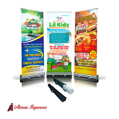 Banner Roll-up 80x200cm Personalizados | Impresión de Calidad